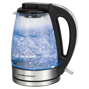 Hamilton Beach 1.7 L Glass Kettle - PuriLite