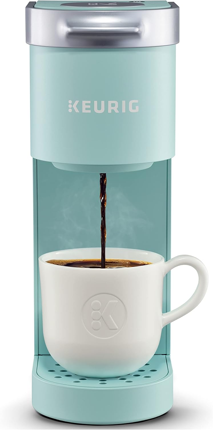 Keurig K-Mini Single Serve K-Cup Pod Coffee Maker, Featuring An Ultra-sleek Design, Oasis - PuriLite