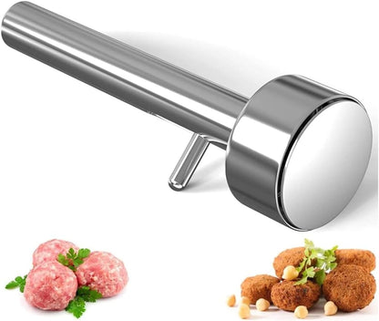 Falafel Maker Press Scoop Stainless Steel Premium Quality Professional Middle Eastern Kitchen Tool Meatball Mold 1.6 Inch (4.1 cm) Diameter - PuriLite