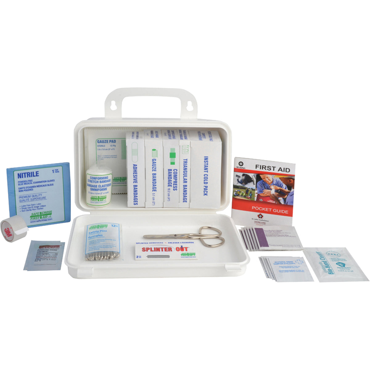 Ontario Specialty Kit - Truck First Aid Kit, Class 1 Medical Device, Plastic Box - PuriLite