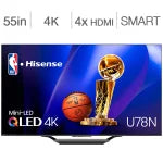 Hisense 55" Class - U78N Series - 4K QLED Mini LED Pro TV - PuriLite