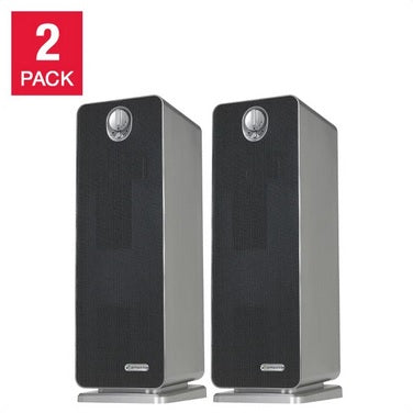 GermGuardian 4-in-1 True HEPA Air Purifier with UV Sanitizer and Odor Reduction, 2-pack - PuriLite