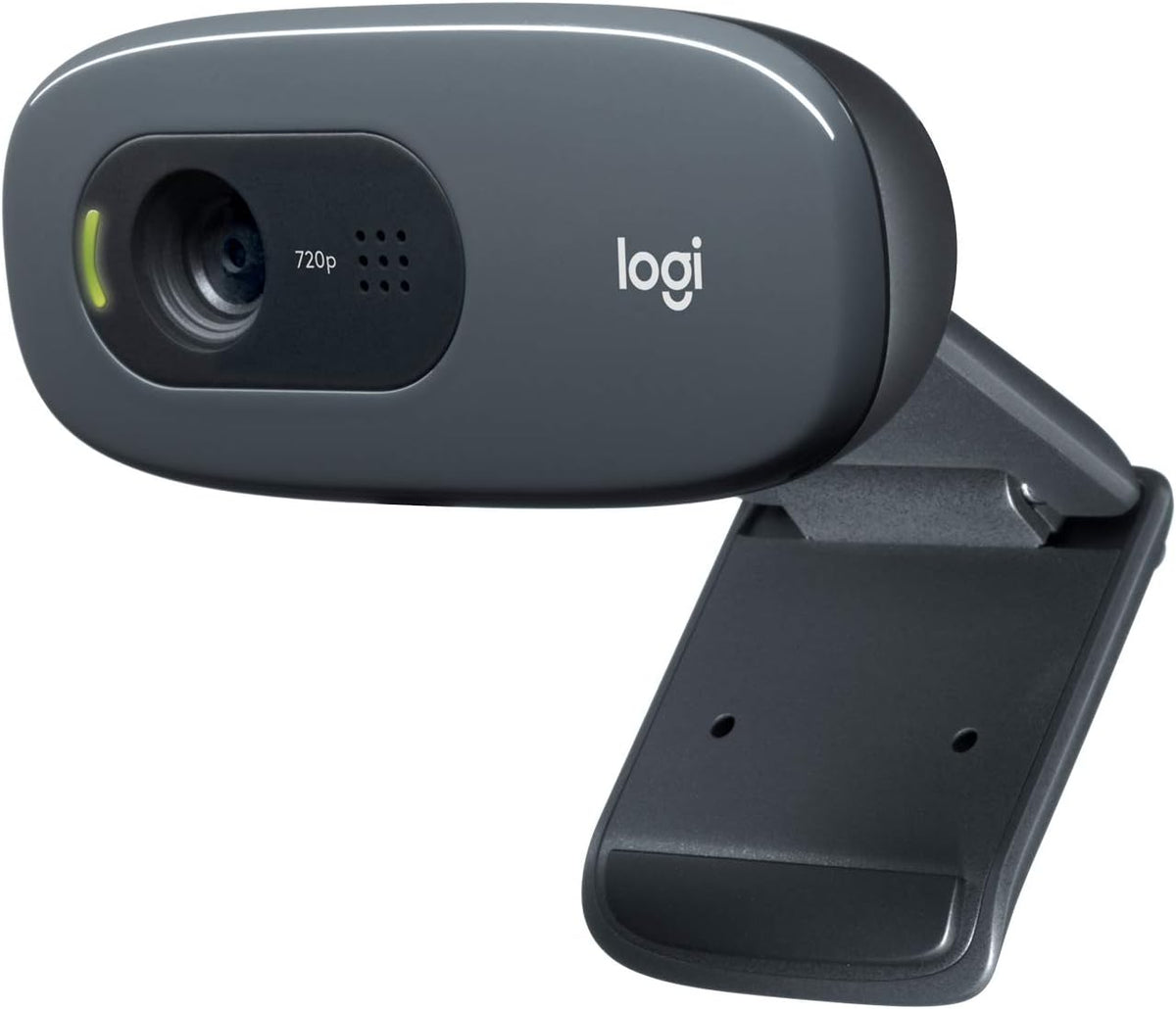 Logitech C270 HD Webcam, HD 720p/30 fps, Widescreen HD Video Calling, HD Light Correction, Noise Reducing Mic, For Skype, FaceTime, Hangouts, WebEx, PC/Mac/Laptop/Macbook/Tablet - Black - PuriLite