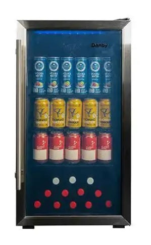 Danby 3.1 cu. ft. Free-Standing Beverage Center (DBC117A2BSSDD-6) - PuriLite