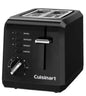 Cuisinart 2-Slice Compact Toaster - Black (CPT-122BKC) - PuriLite