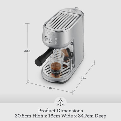 BREVILLE BAMBINO ESPRESSO MACHINE 47 fl. oz, Stainless steel - PuriLite