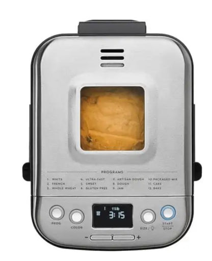 Cuisinart Compact Automatic Breadmaker - Stainless Steel (CBK-110C) - PuriLite
