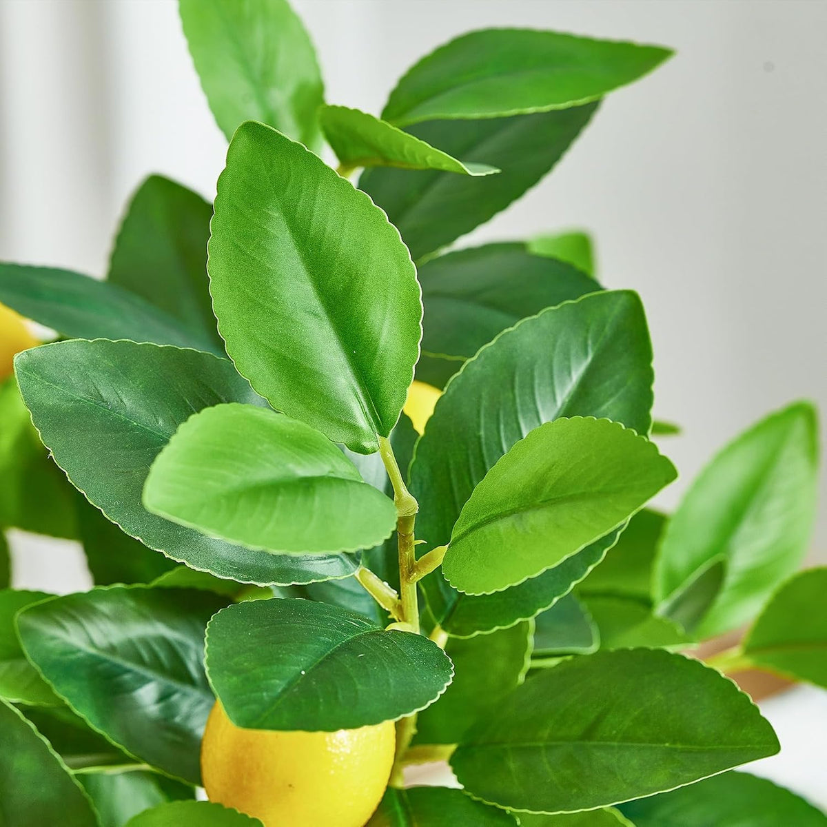 3 PCS Artificial Lemon Branches for Vase 18 Inch Fake Lemons Fruit Picks Faux Lemons Tree Decor Realistic - PuriLite