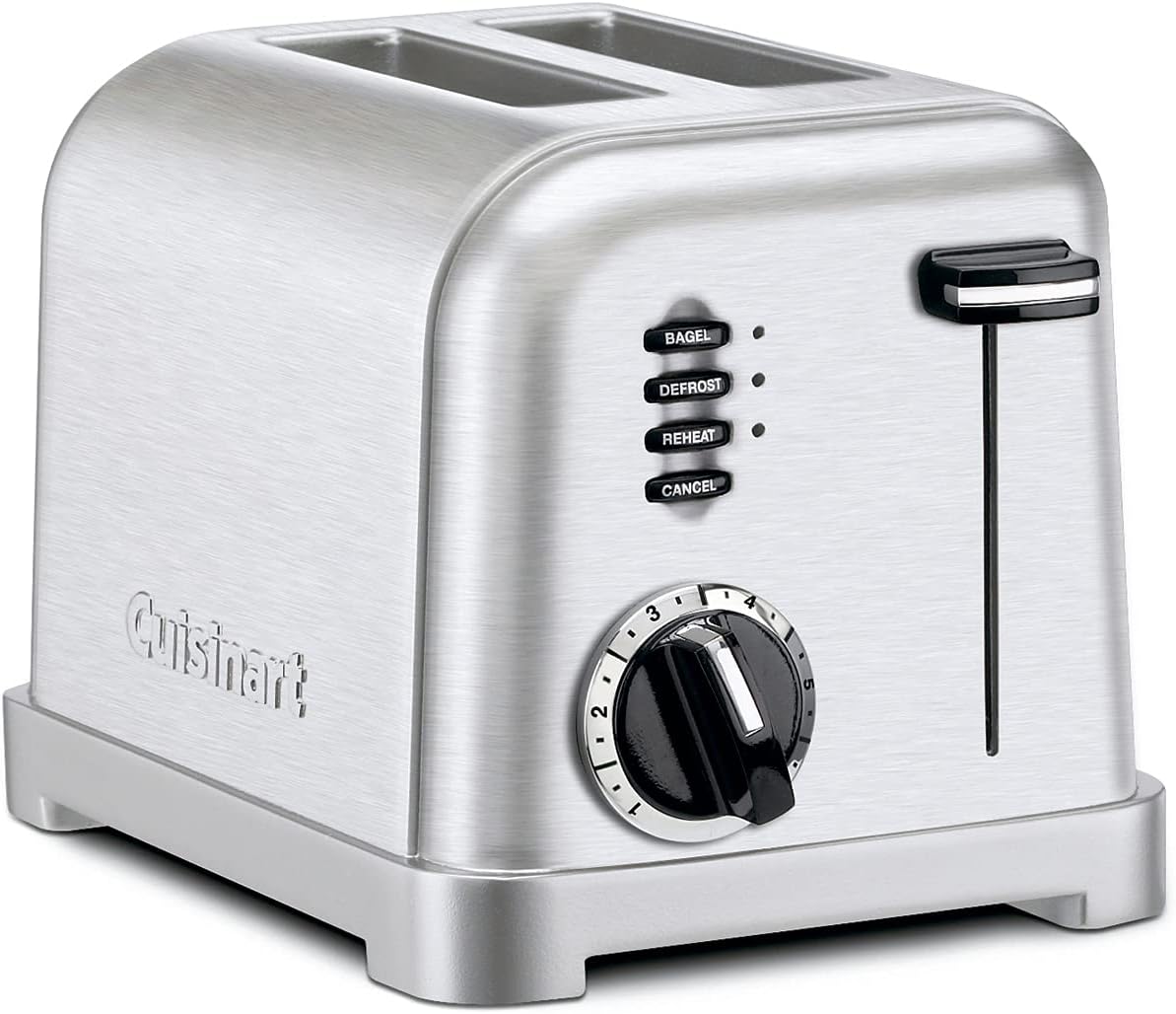 Cuisinart CPT-160C Metal Classic 2-Slice Toaster - PuriLite
