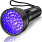UV Flashlight Black Light UV Lights, Vansky 51 LED Ultraviolet Blacklight Pet Urine Detector for Dog Cat Urine,Dry Stains,Bed Bug, Matching with Pet Odor Eliminator - PuriLite