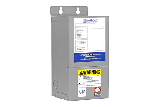 1PH Buck/Boost Step-Up Transformer - 208V Primary, 229V Secondary - 41.7A 50/60Hz - 100A Breaker - PuriLite