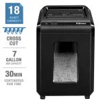 Fellowes Powershred 1800C Cross-cut Shredder - PuriLite