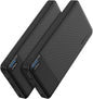 AsperX 2-Pack 10000mAh USB C Output Portable Charger Power Bank Fast Charging, Portable Battery Bank External Battery Pack Power Bank for iPhone 15/14/13/12/11, Google and Heated Vest - PuriLite