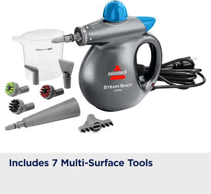 BISSELL Steam Shot Omni Handheld Hard Surface Steam Cleaner Titanium - 4171B, New 2024 Model - PuriLite