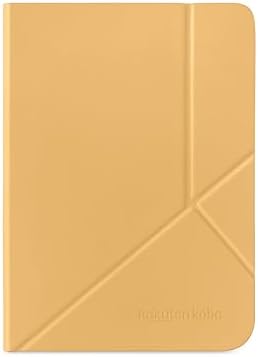 Kobo Clara Colour/BW SleepCover Case | Butter Yellow | Sleep/Wake Technology | Built-in 2-Way Stand | Vegan Leather | Compatible with 6” Kobo Clara Colour/BW eReader - PuriLite