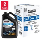 Kirkland Signature 5W30 Full Synthetic Oil for Automobile, 2-pack - PuriLite