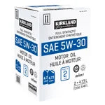 Kirkland Signature 5W30 Full Synthetic Oil for Automobile, 2-pack - PuriLite