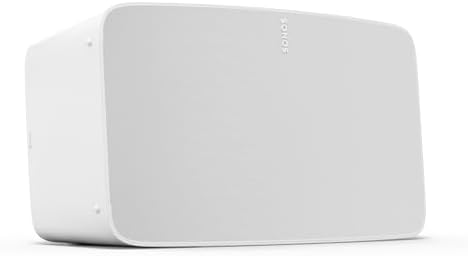 Sonos Five - The high-Fidelity Speaker for Superior Sound - Black - PuriLite