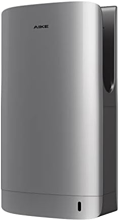 AIKE HEPA Filtered Vertical Hand Dryer Slim, 110-130V Silver 2023 New Version Model AK2065 - PuriLite