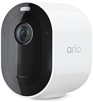Arlo Pro 5S Spotlight Security Camera 2K HDR | Outdoor | Wire-Free with Spotlight | Dual-Band Wi-Fi Connects to The Strongest Network | 12X Zoom, 2-Way Audio, Color Night Vision, White, 4 Cameras - PuriLite