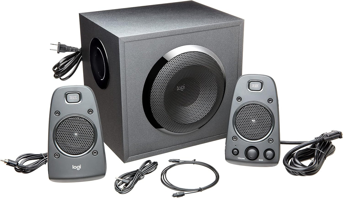 Logitech Z625 Powerful THX Sound 2.1 Speaker System for TVs, Game Consoles and Computers - PuriLite