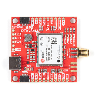 SparkFun GPS-RTK-SMA Breakout - ZED-F9P (Qwiic) - PuriLite