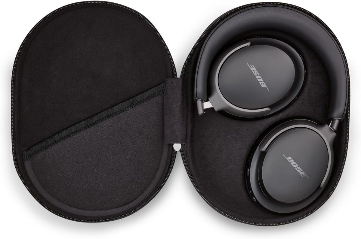 Bose QuietComfort Ultra Wireless Noise Cancelling Headphones with Spatial Audio, Over-The-Ear Headphones with Mic, Up to 24 Hours of Battery Life, Black - PuriLite