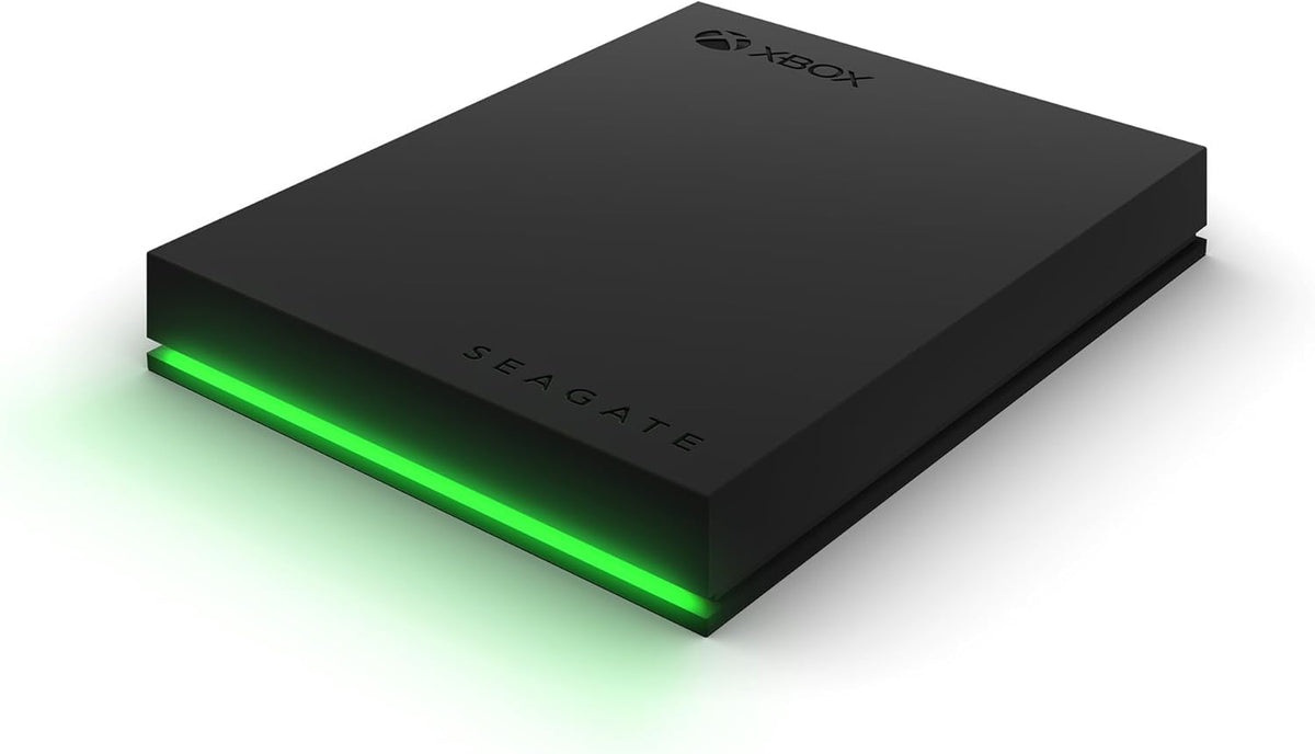 Seagate Game Drive for Xbox 4TB External Hard Drive Portable HDD - USB 3.2 Gen 1, Black with Built-in Green LED bar, Xbox Certified, 3 Year Rescue Services (STKX4000402) - PuriLite