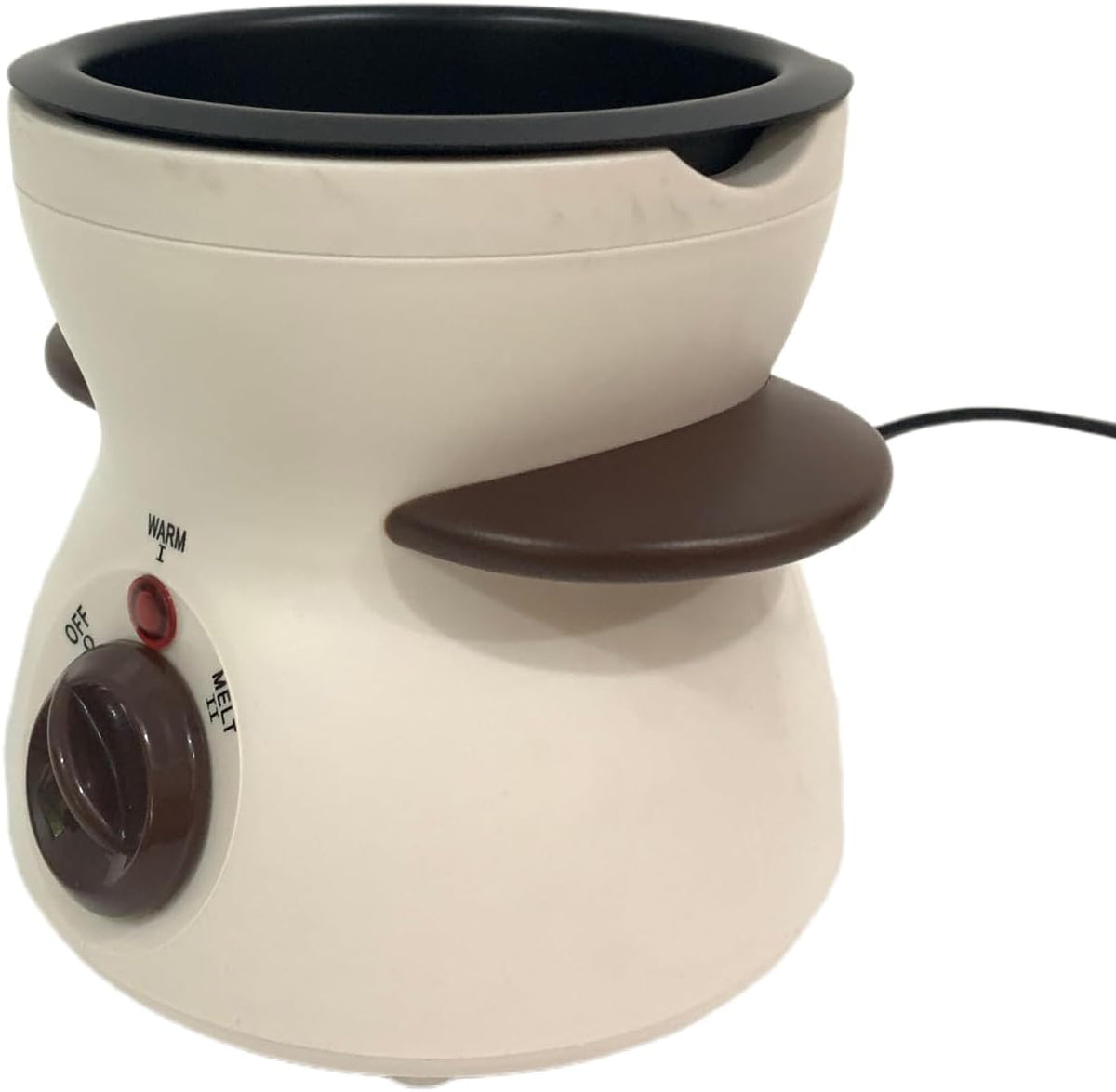 Fondue Set Electric Pot, Chocolate Melter, Chocolate Melting Pot Chocolate Fondue Kit with Dipping Forks, 9-ounce Detachable Bowl, Gift Set Date Night Idea Movie Night Game Night Gift Set - PuriLite