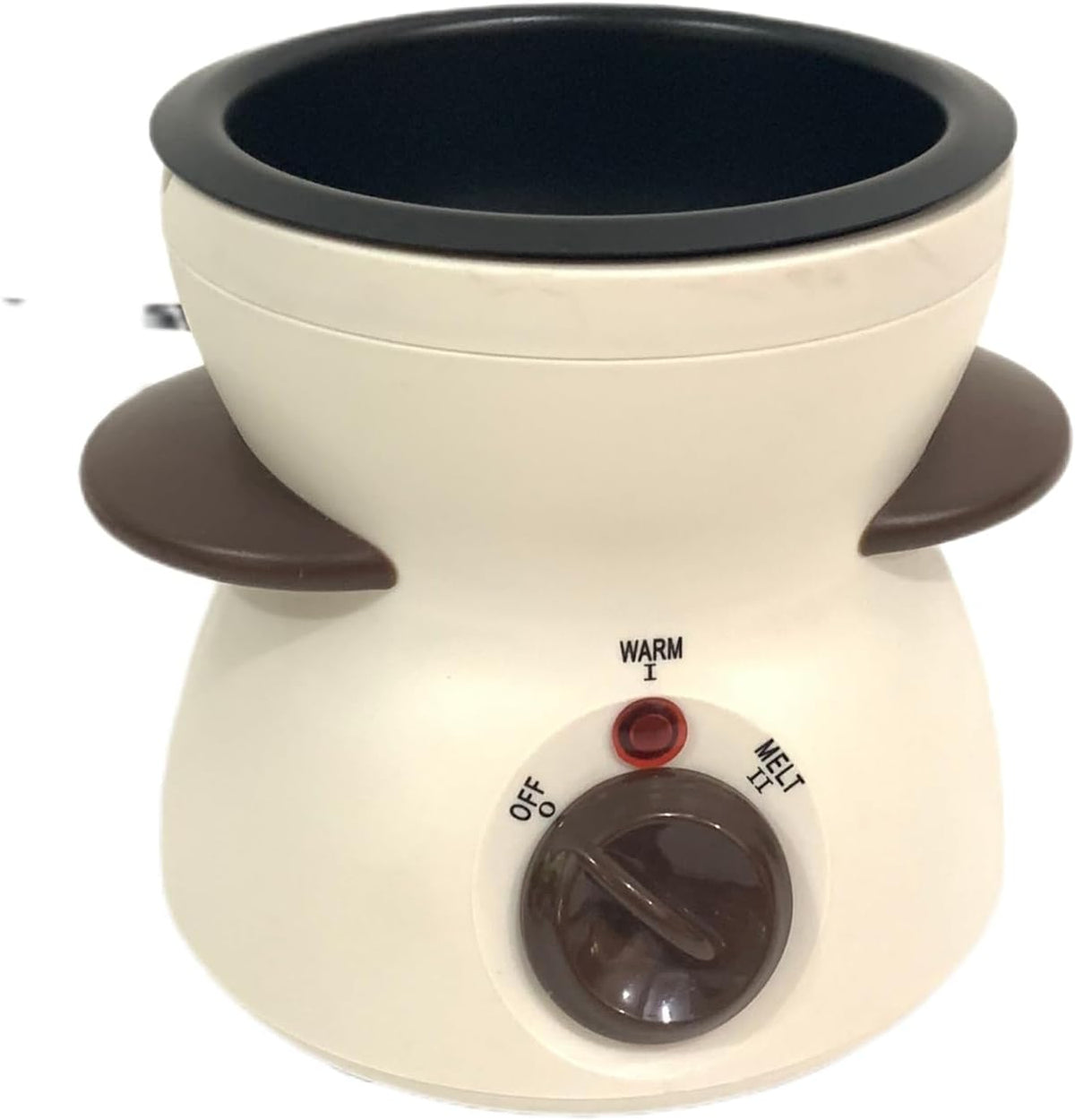 Fondue Set Electric Pot, Chocolate Melter, Chocolate Melting Pot Chocolate Fondue Kit with Dipping Forks, 9-ounce Detachable Bowl, Gift Set Date Night Idea Movie Night Game Night Gift Set - PuriLite