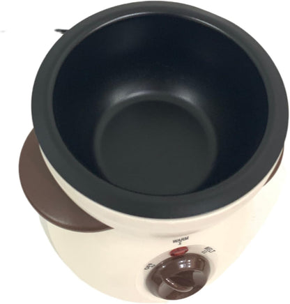 Fondue Set Electric Pot, Chocolate Melter, Chocolate Melting Pot Chocolate Fondue Kit with Dipping Forks, 9-ounce Detachable Bowl, Gift Set Date Night Idea Movie Night Game Night Gift Set - PuriLite