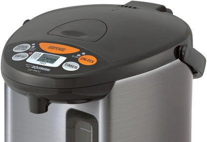ZOJI Zojirushi CD-WCC30 Micom Water Boiler and Warmer, Silver - PuriLite