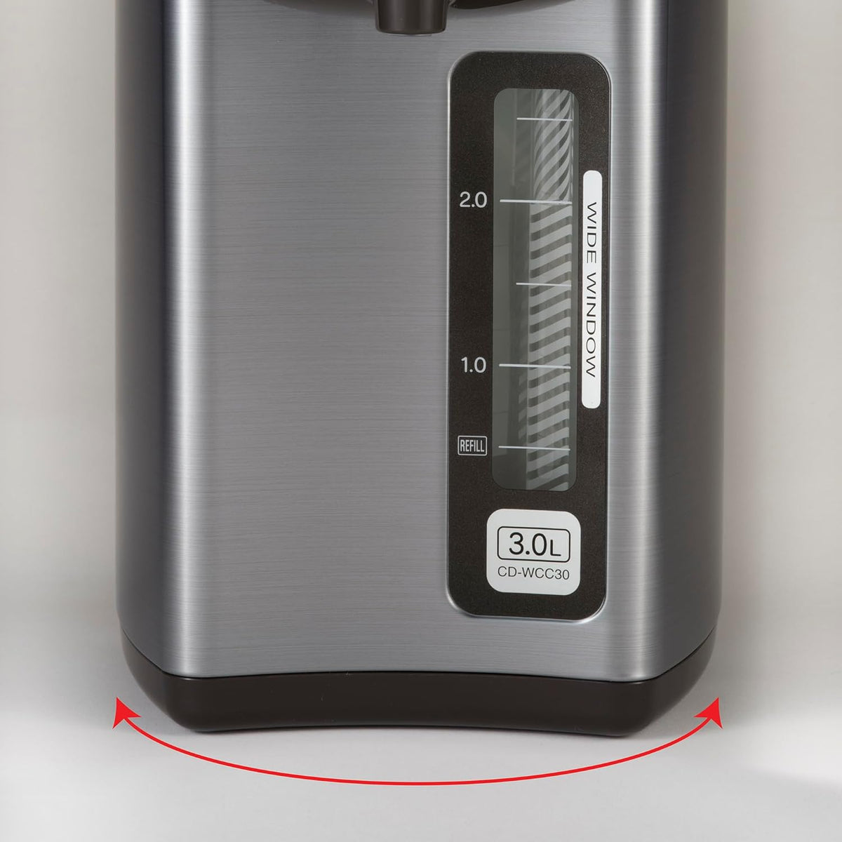 ZOJI Zojirushi CD-WCC30 Micom Water Boiler and Warmer, Silver - PuriLite