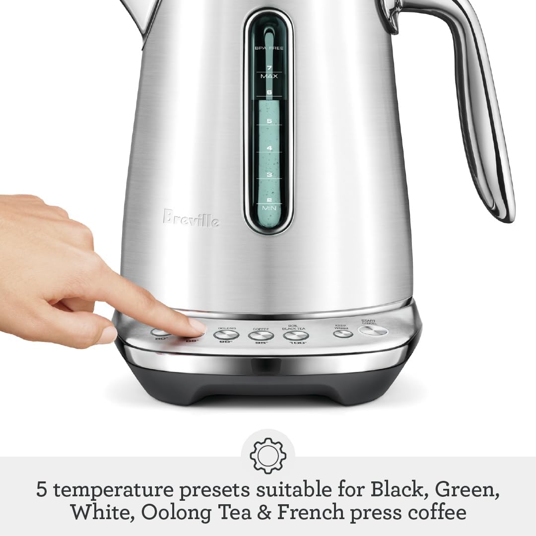 Breville Smart Kettle Luxe BKE845BTR Black Truffle - PuriLite