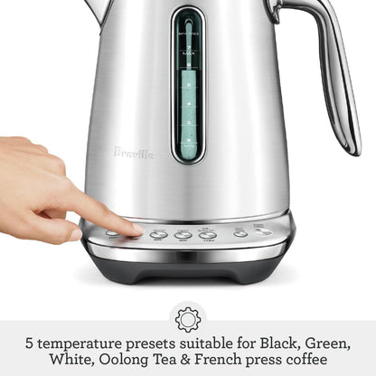 Breville Smart Kettle Luxe BKE845BTR Black Truffle - PuriLite