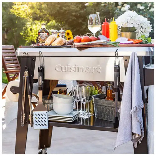 Cuisinart Outdoor Stainless Steel Prep Table 36" X 22" - PuriLite