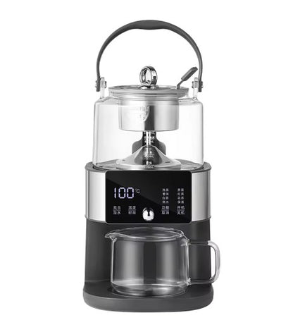 Purilite Select Digital Glass Electric Kettle 1000W – Multi-Temperature Control Tea Maker with Boil-Dry Protection and Auto Shut-Off, 1L Portable Teapot - PuriLite