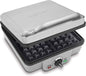 Cuisinart Belgian Waffle Maker with Pancake Plate, Non-Stick Removable Plates, Silver (WAF-350C) - PuriLite