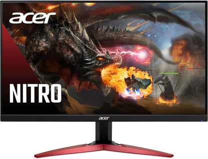 Acer KG241Y Sbiip 23.8" Full HD (1920 x 1080) Widescreen VA Gaming Monitor |AMD FreeSync Premium | 1ms (VRB) | 165Hz Refresh | VESA Compliant | HDMI Cable Incl. - PuriLite