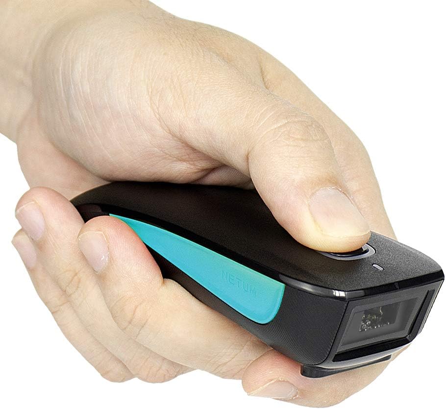 NETUM Bluetooth Barcode Scanner, Compatible with 2.4G Wireless & Bluetooth Function & Wired Connection, Connect Smart Phone, Tablet, PC, Laser Bar Code Reader Work with Windows, Mac,Android, iOS - PuriLite