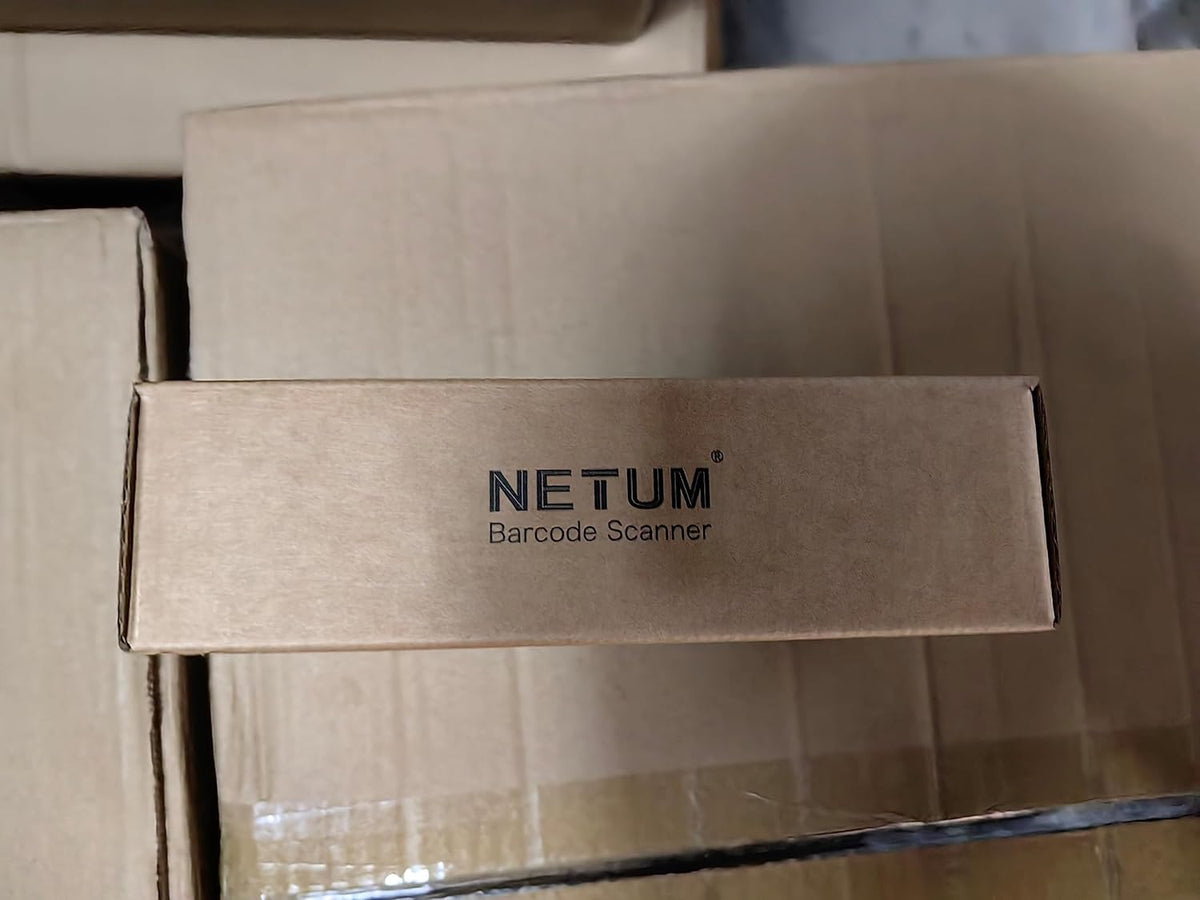 NETUM Bluetooth Barcode Scanner, Compatible with 2.4G Wireless & Bluetooth Function & Wired Connection, Connect Smart Phone, Tablet, PC, Laser Bar Code Reader Work with Windows, Mac,Android, iOS - PuriLite