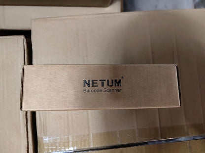 NETUM Bluetooth Barcode Scanner, Compatible with 2.4G Wireless & Bluetooth Function & Wired Connection, Connect Smart Phone, Tablet, PC, Laser Bar Code Reader Work with Windows, Mac,Android, iOS - PuriLite