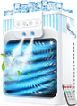 Portable Air Conditioner, Air Conditioner Portable with 3 Speeds, 3 Mist Settings, 1200ml XL Water Tank, 2~8h Timer, Portable Ac Unit, Small Mini Air Conditioner, Personal Air Cooler Fan for Bedroom - PuriLite