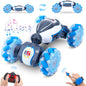 Dysaim Remote Control Car, Gesture Sensing RC Stunt Car Toys, 2.4GHz 4WD RC Drift Car, Creative Gifts for Kids Boys Girls Ages 6+, Double Sided Rotating Off Road Vehicle 360° Flips with Lights Music - PuriLite