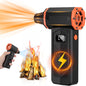 Compressed Air Duster, 350,000RPM Jet Dry Blower with LED Display and Light, 4-Gear Adjustable Mini Air Broom,Turbo Fan for Keyboard, PC, Car and Home,Electric Air Duster Replace Compressed Air Can - PuriLite
