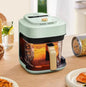 Purilite Select Fully Automatic Transparent Electric Air Fryer 1L+2L – 900W Rapid Heating, 360° Rotating Basket, Large Capacity Oven - PuriLite