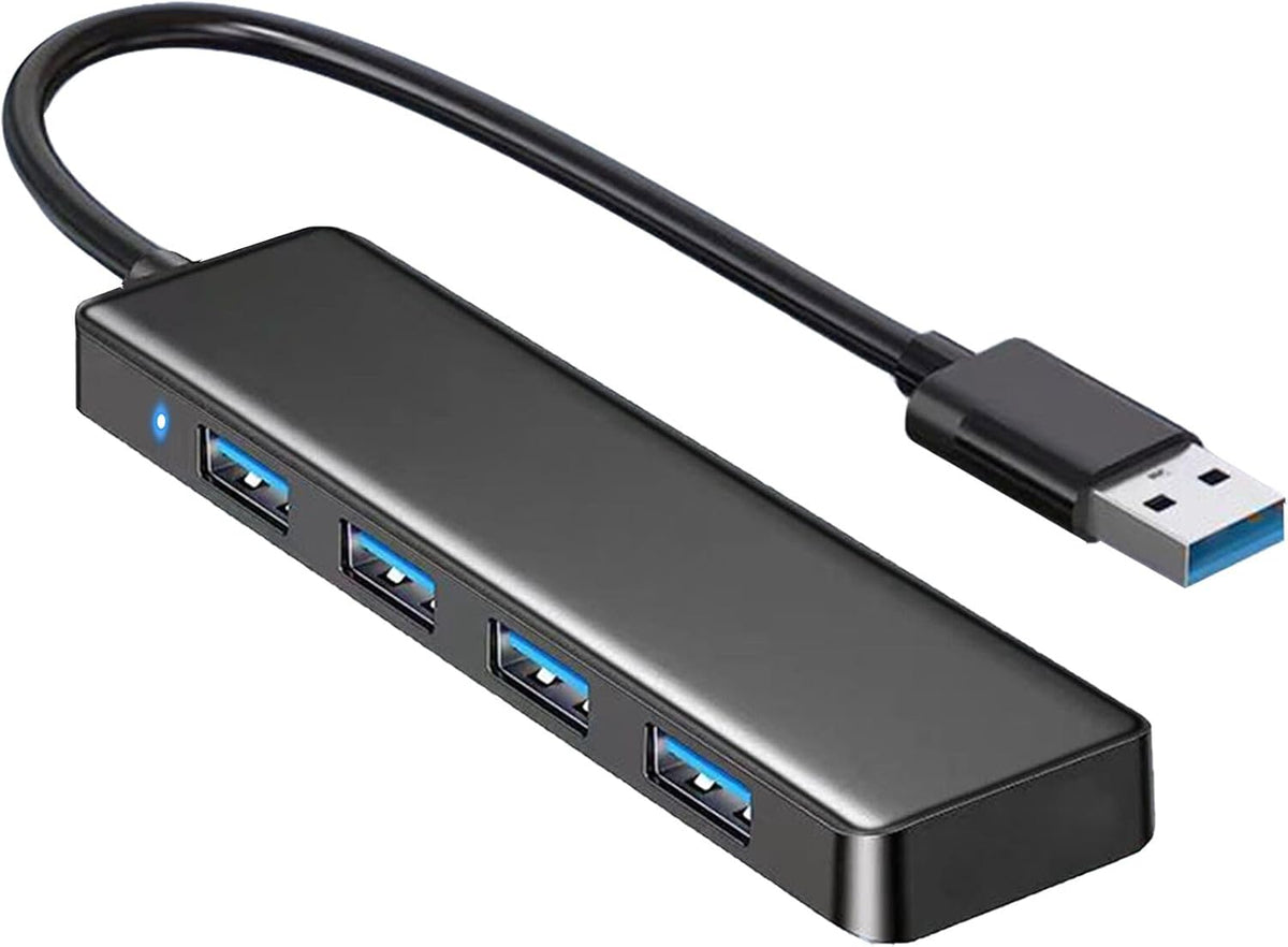 USB 3.0 Hub, VIENON 4-Port USB Hub USB Splitter USB Expander for Laptop, Xbox, Flash Drive, HDD, Console, Printer, Camera,Keyborad, Mouse - PuriLite