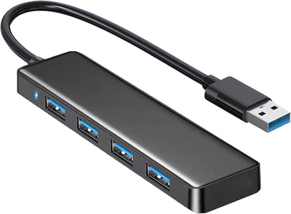 USB 3.0 Hub, VIENON 4-Port USB Hub USB Splitter USB Expander for Laptop, Xbox, Flash Drive, HDD, Console, Printer, Camera,Keyborad, Mouse - PuriLite