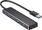 USB 3.0 Hub, VIENON 4-Port USB Hub USB Splitter USB Expander for Laptop, Xbox, Flash Drive, HDD, Console, Printer, Camera,Keyborad, Mouse - PuriLite