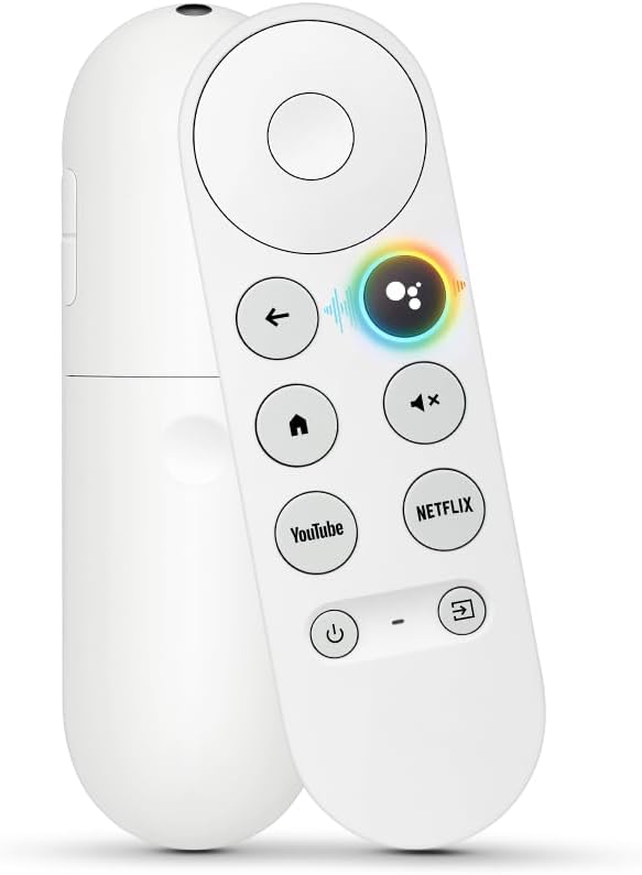 Voice Replacement for Google-Chromecast-Remote, G9N9N for Chromecast with Google TV Remote, for Google TV Streamer (Only for Snow Chromecast Google) - PuriLite